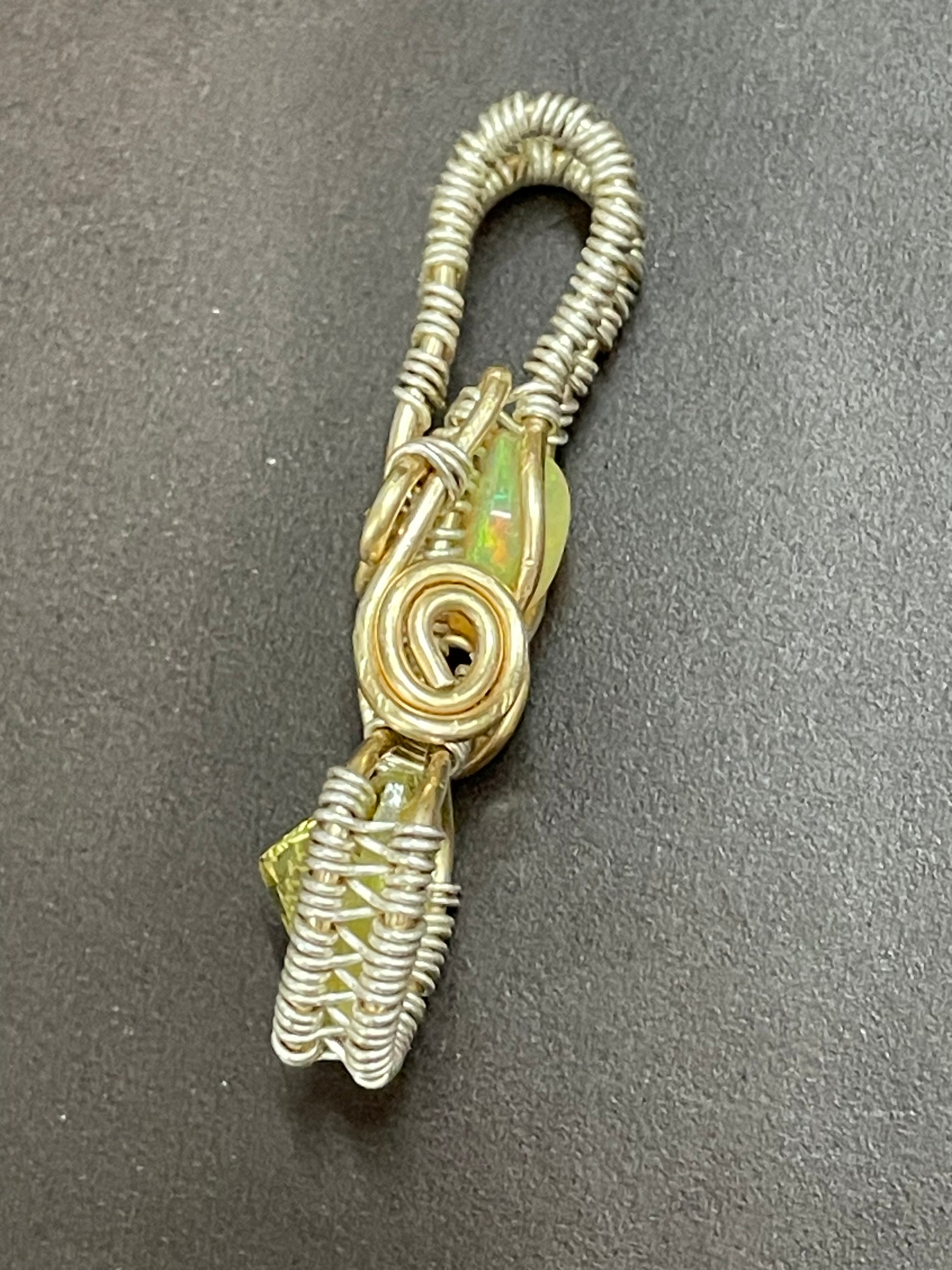 Opal/Topaz Pendant