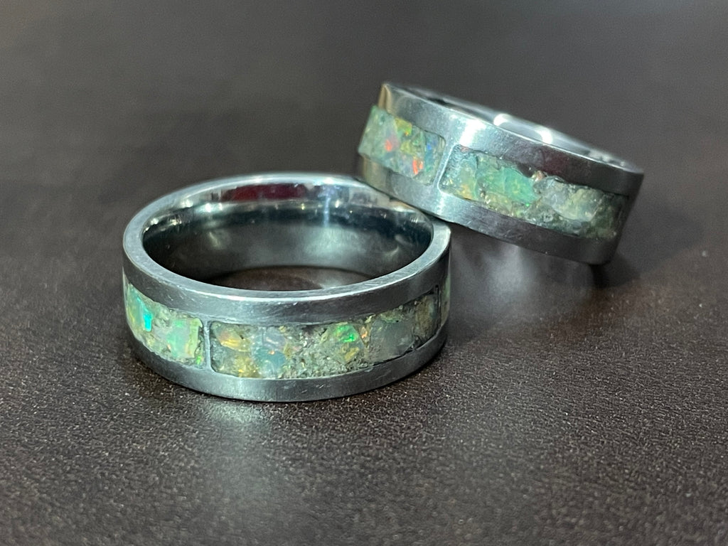 Titanium Opal Ring