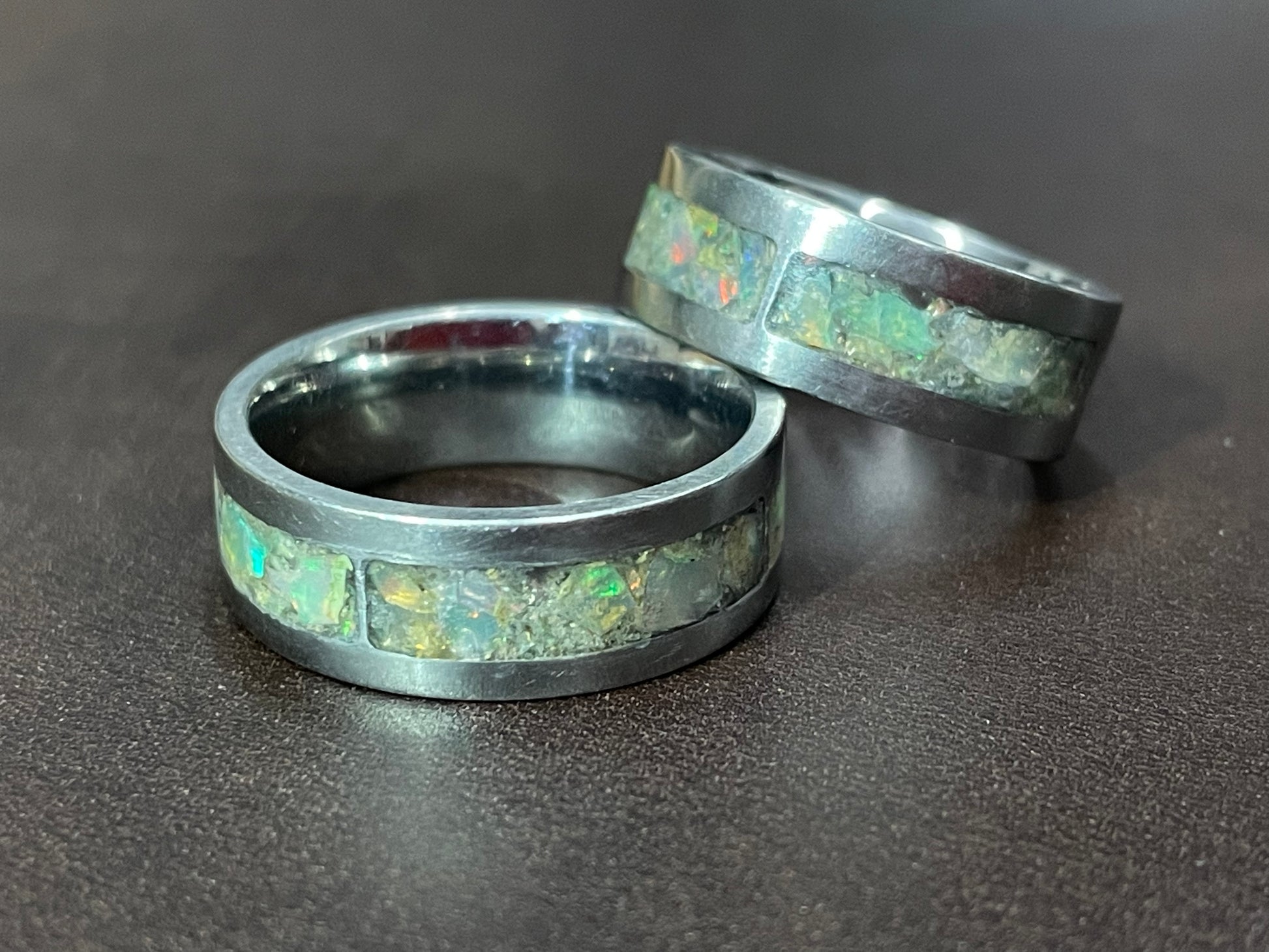 Titanium Opal Ring